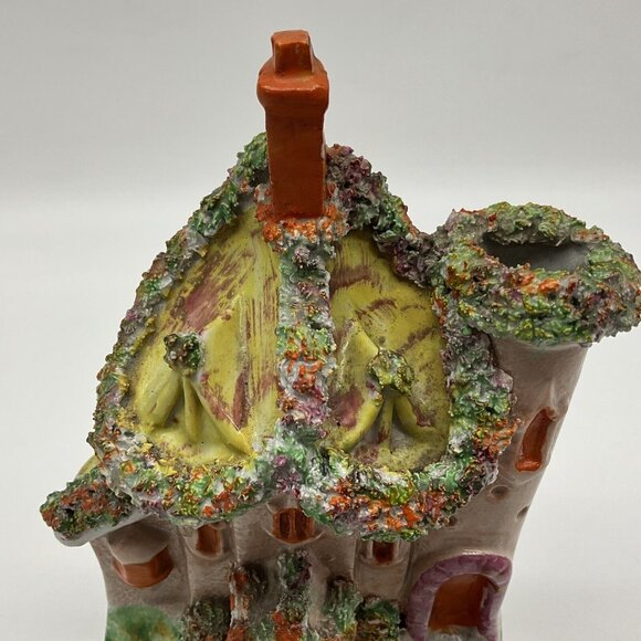 Antique 19th Century Staffordshire Flatback Spill Vase Made in England Collectib - Picture 9 of 16